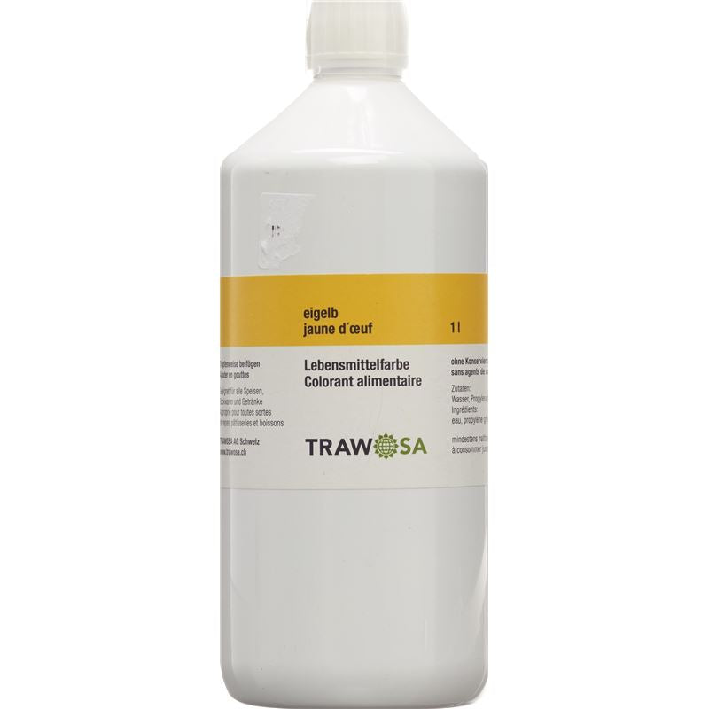 TRAWOSA Lebensmittelfarbstoff eigelb 1000 ml