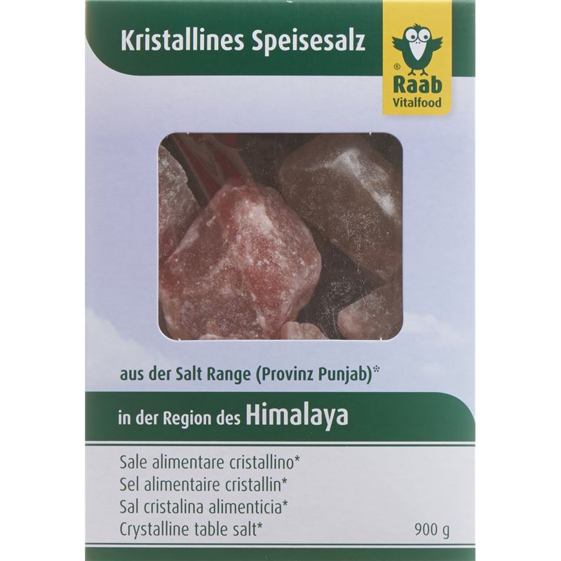 RAAB Himalaya Salz Brocken Karton 900 g