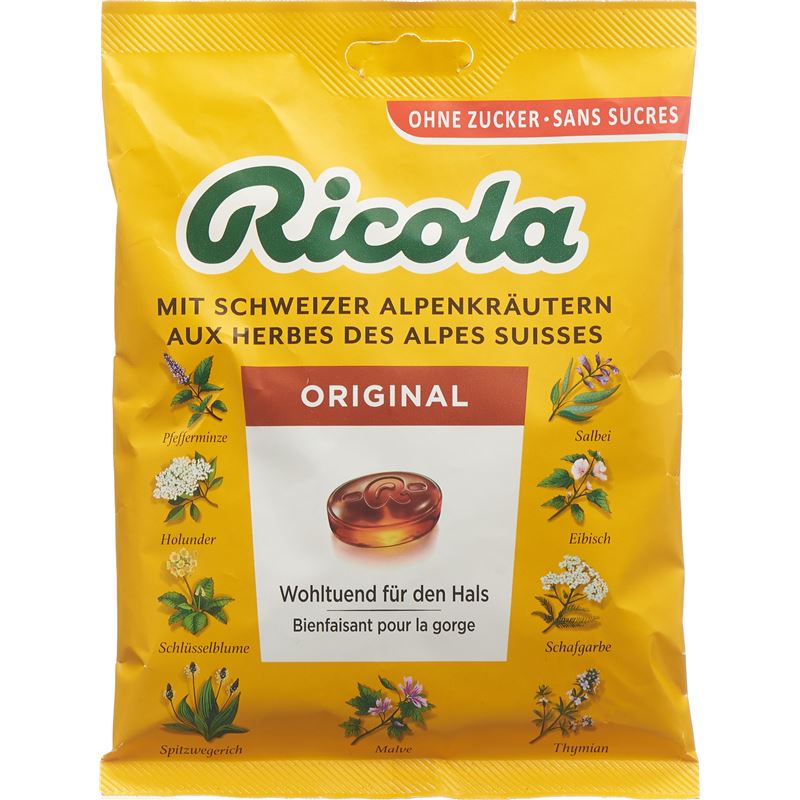 RICOLA Original Bonbons oZ m Stevia Btl 125 g