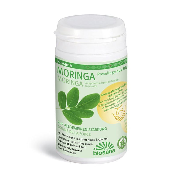 BIOSANA Moringa Blattpulver SPEZ Tabl 120 Stk