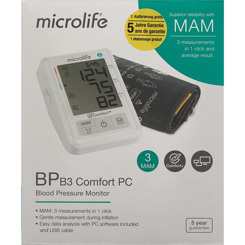 MICROLIFE Blutdruckmesser BP B3 Comfort