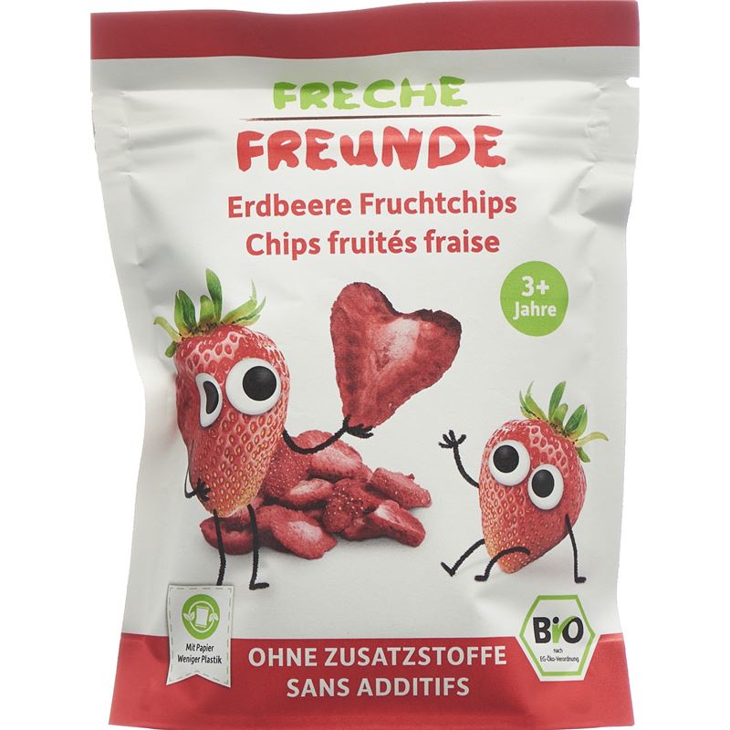 FRECHE FREUNDE Fruchtchips Erdbeere 12 g