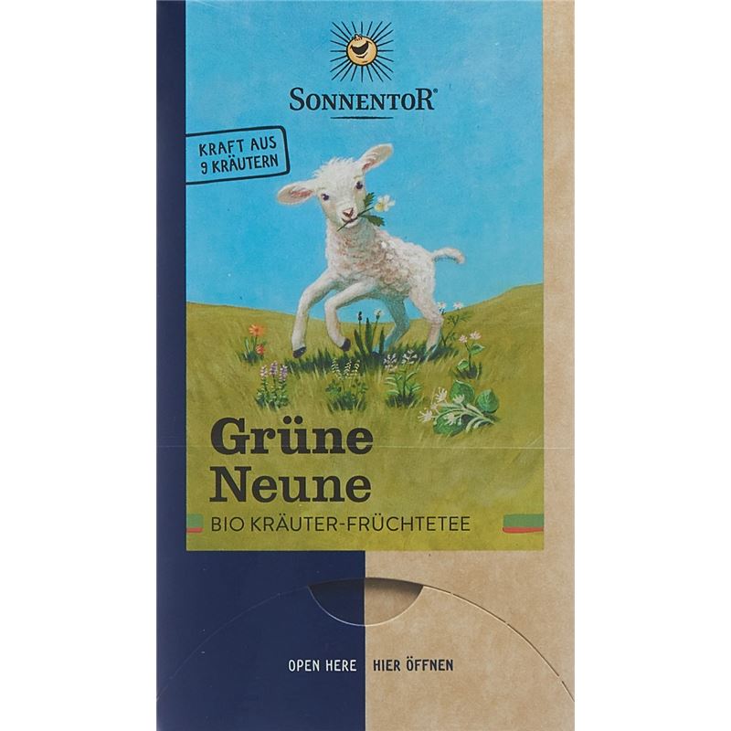 SONNENTOR Grüne Neune Tee BIO Btl 18 Stk