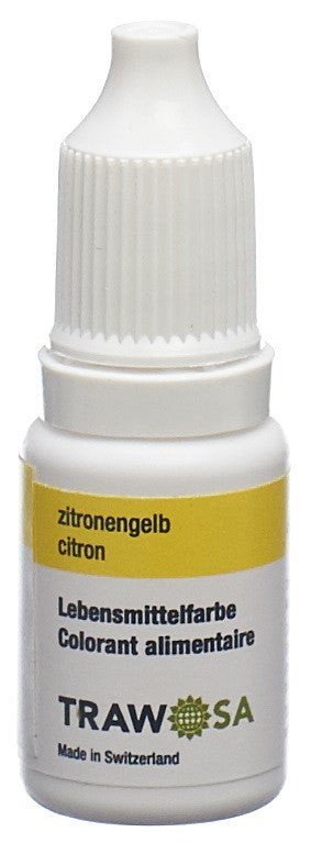 TRAWOSA Lebensmittelfarbstoff zitronengelb 10 ml