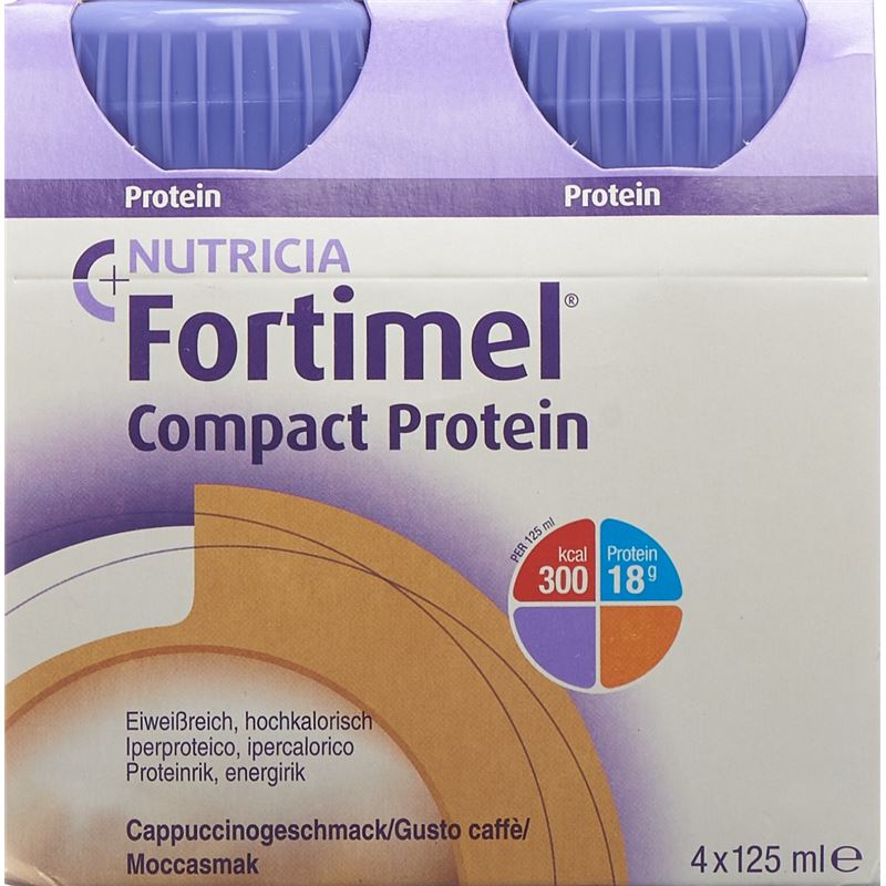 FORTIMEL Compact Protein Cappuccino 4 Fl 125 ml