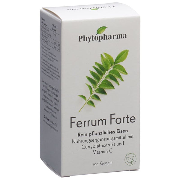 PHYTOPHARMA Ferrum Forte Kaps Ds 100 Stk