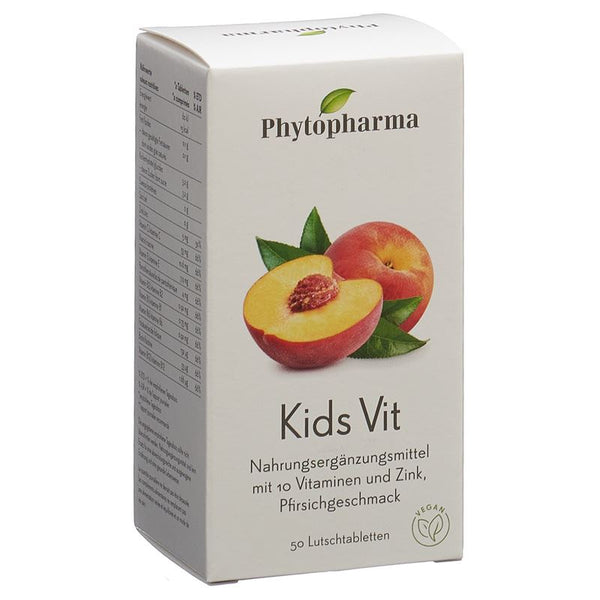 PHYTOPHARMA Kids Vit Lutschtabl 10 Vit&Zink 50 Stk