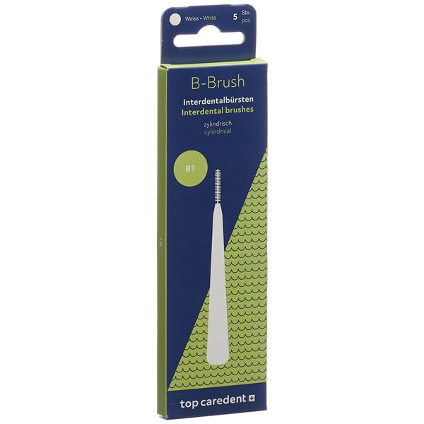 TOP CAREDENT B1 IDBG-W Interd Bürste weiss 5 Stk