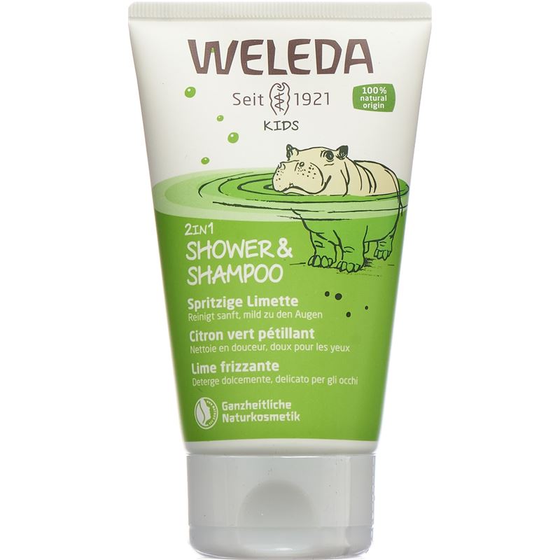 WELEDA KIDS 2in1 Shower&Shampoo Limette 150 ml