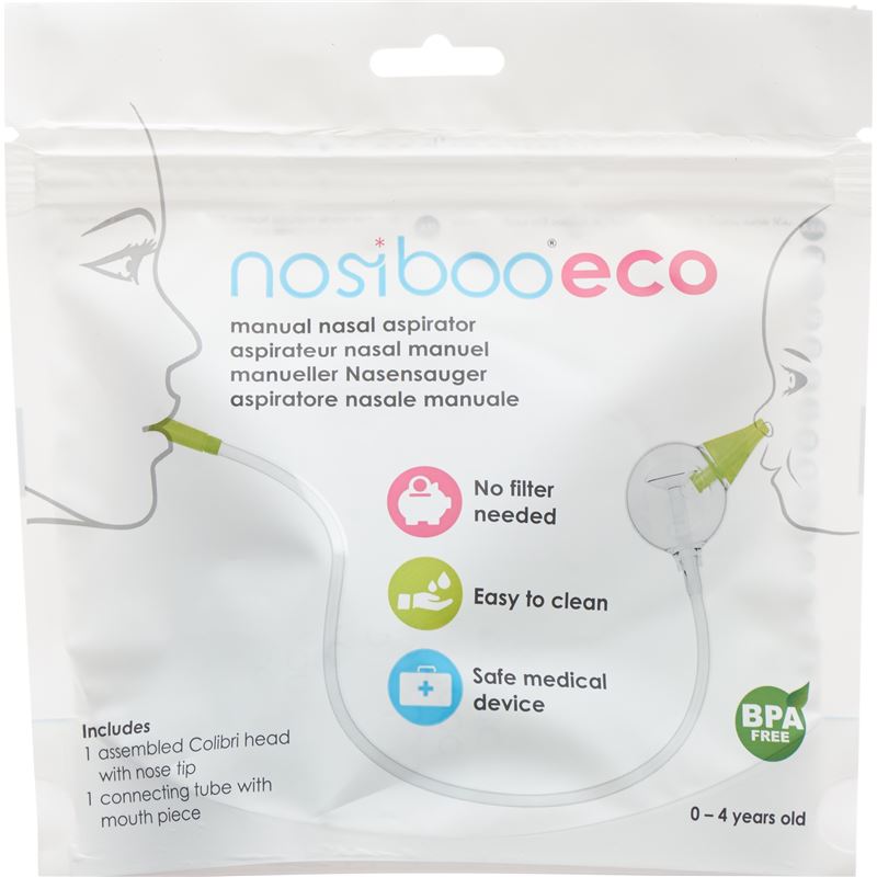 NOSIBOO Eco mundbetriebener Nasensauger