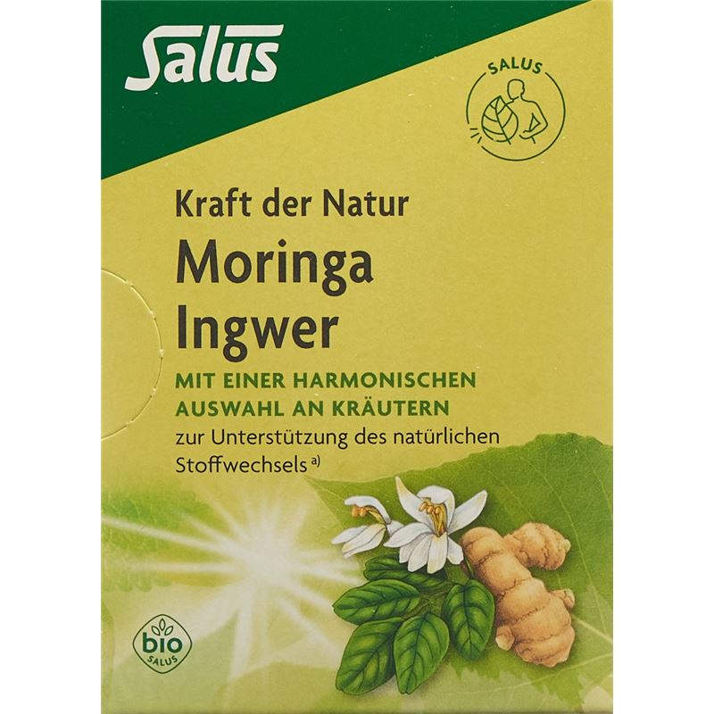 SALUS Tee Moringa Ingwer Bio Btl 15 Stk