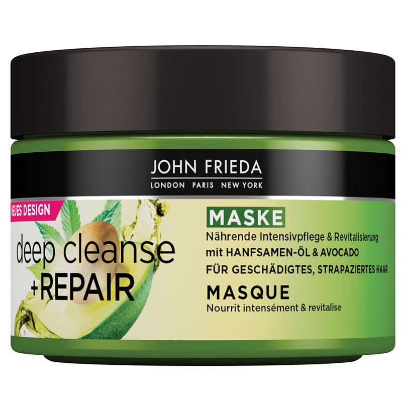 JOHN FRIEDA Deep Cleanse & Repair Maske 250 ml