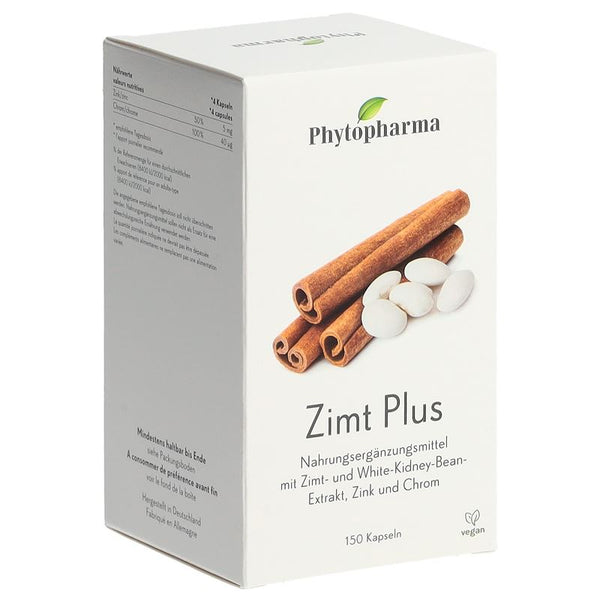 PHYTOPHARMA Zimt Plus Kaps Ds 150 Stk