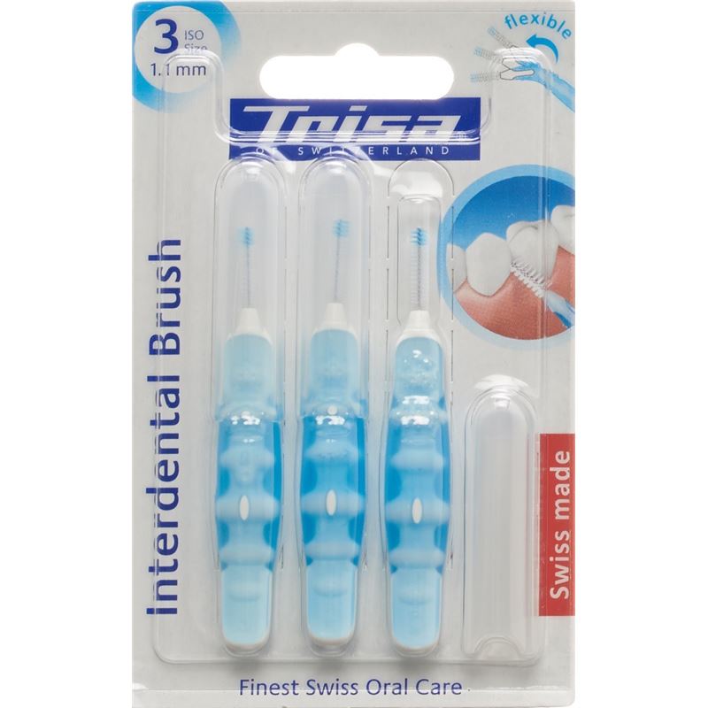 TRISA Interdental Brush ISO 3 1.1mm 3 Stk