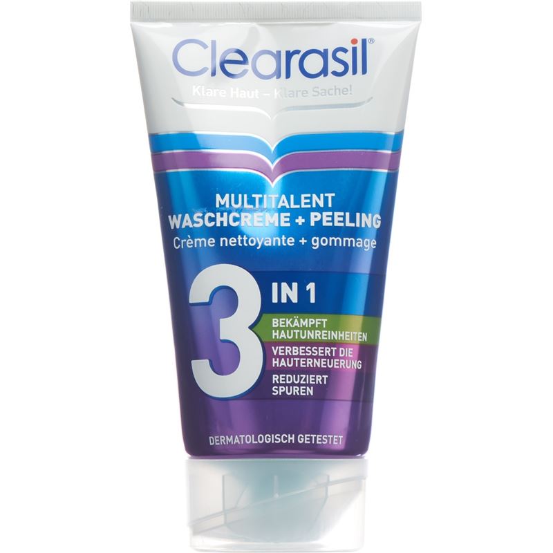 CLEARASIL Multitalent Waschcreme&Peeling 150 ml