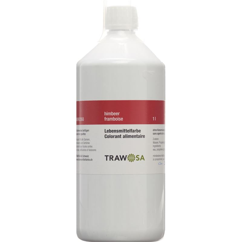 TRAWOSA Lebensmittelfarbstoff himbeer 1000 ml