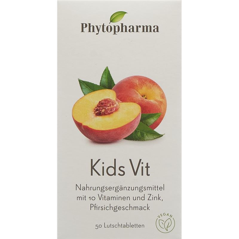 PHYTOPHARMA Kids Vit Lutschtabl 10 Vit&Zink 50 Stk