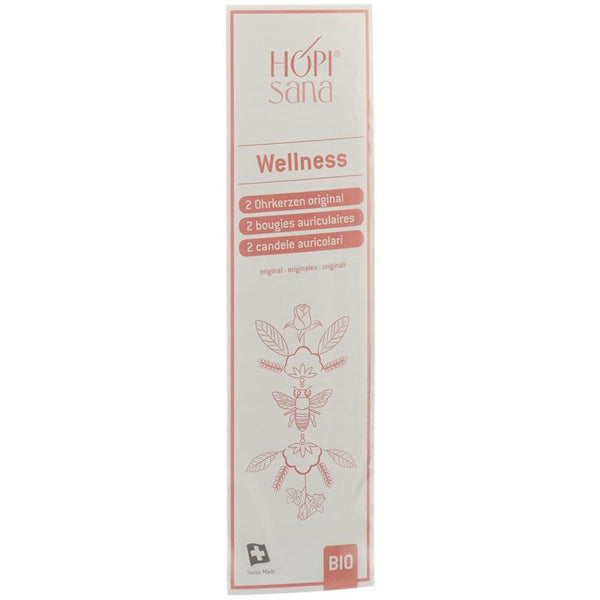 HOPISANA Ohrenkerzen rosa Wellness 2 Stk