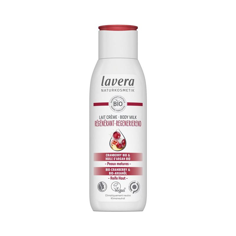 LAVERA Bodymilk regene bio Cranbe&bio Argan 200 ml