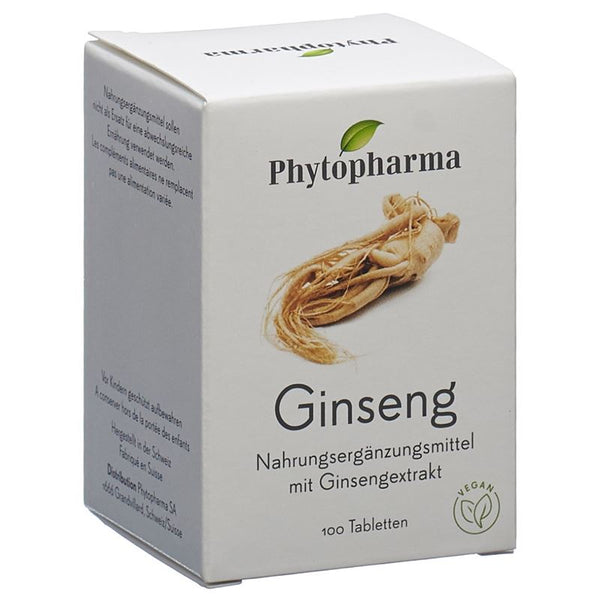 PHYTOPHARMA Ginseng Tabl Ds 100 Stk