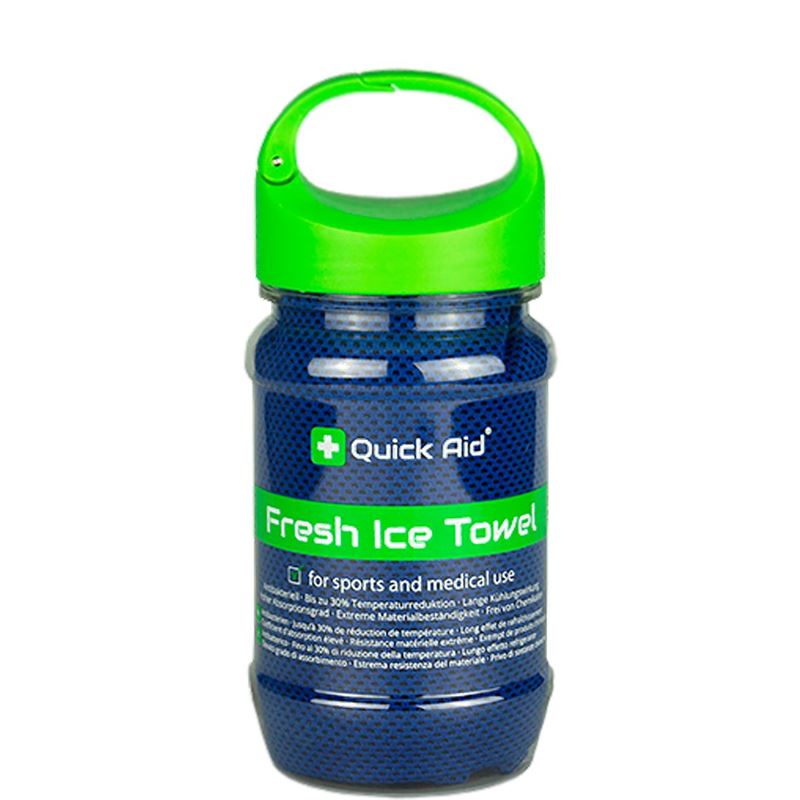 QUICK AID Fresh Ice Towel 34x80cm blau Box