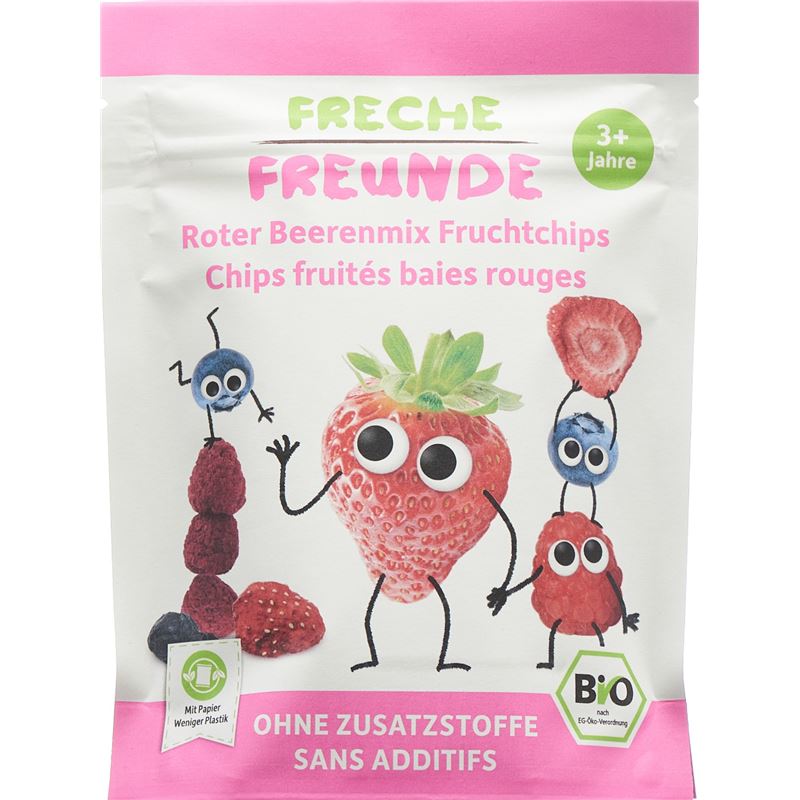 FRECHE FREUNDE Fruchtchips roter Beerenmix 10 g