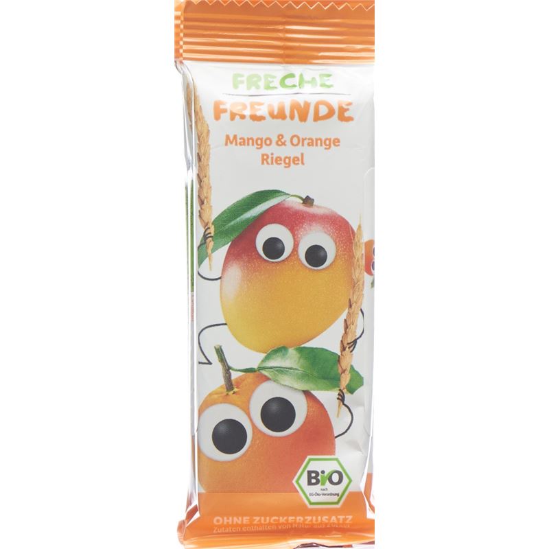 FRECHE FREUNDE Getreiderieg Mango Orange 4 x 23 g