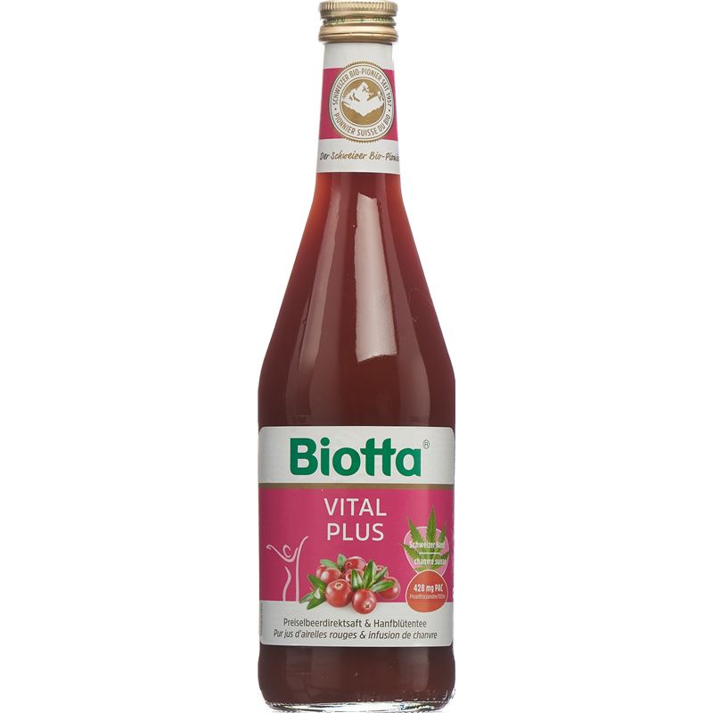 BIOTTA Vital Plus Preiselbeere & Hanf 5 dl