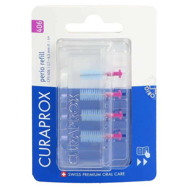 CURAPROX CPS 406 Perio refill 4x fuchsia