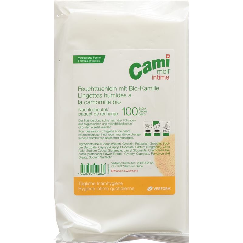 CAMI MOLL intime Feuchttücher refill NF 100 Stk