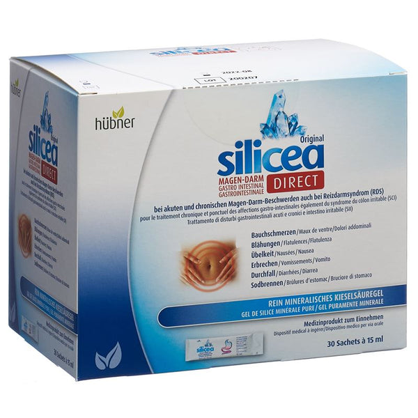 HÜBNER Silicea Mag Darm Direct Gel 30 Stick 15 ml