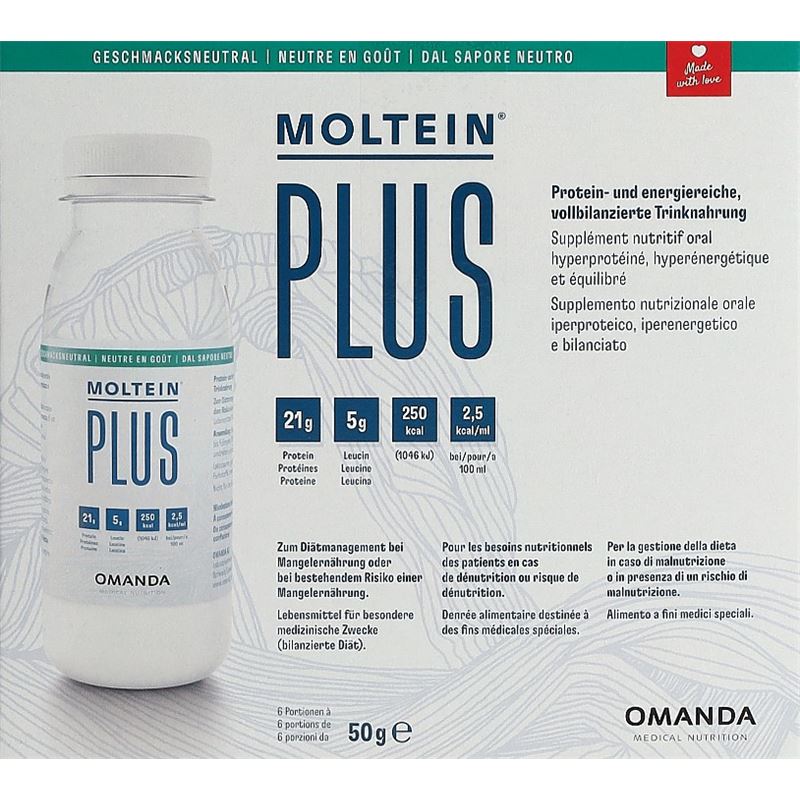 MOLTEIN PLUS 2.5 Neutral 6 Fl 50 g