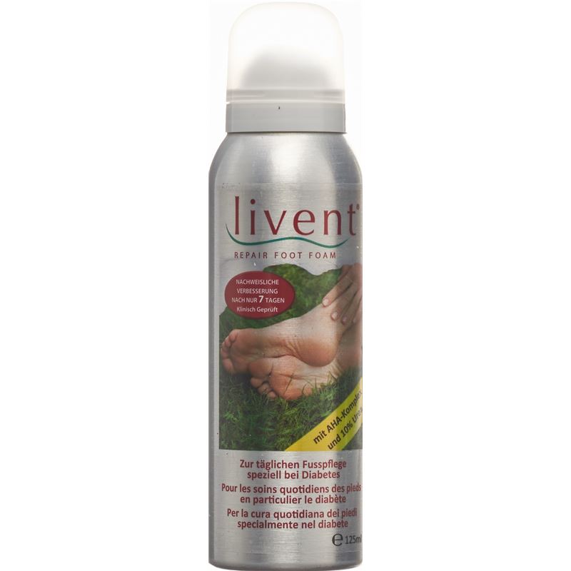 LIVENT Fusspflege Schaum Spr 125 ml