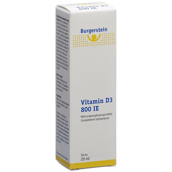 BURGERSTEIN Vitamin D3 800 IE Spr 20 ml