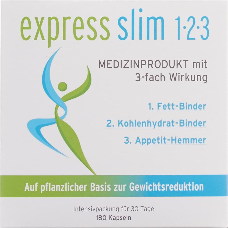 EXPRESS SLIM 1-2-3 Kaps mit 3-fach Wirkung 180 Stk