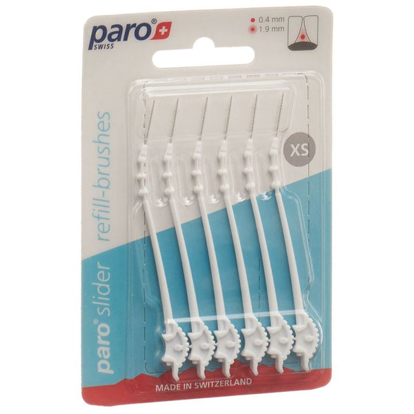 PARO slider refill-brushes XS 6 Stk