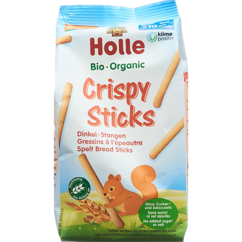 HOLLE Bio Crispy Sticks Dinkel Btl 80 g