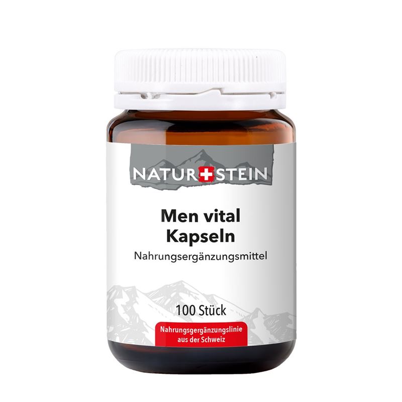 NATURSTEIN Men Vital Kaps Glasfl 100 Stk