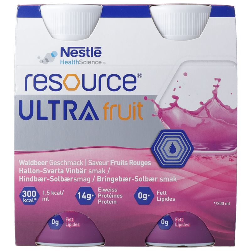 RESOURCE Ultra Fruit Waldbeere 4 Fl 200 ml