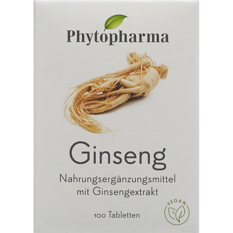 PHYTOPHARMA Ginseng Tabl Ds 100 Stk