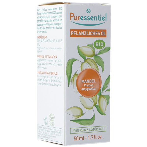 PURESSENTIEL Pflanzenöl Mandel Bio 50 ml