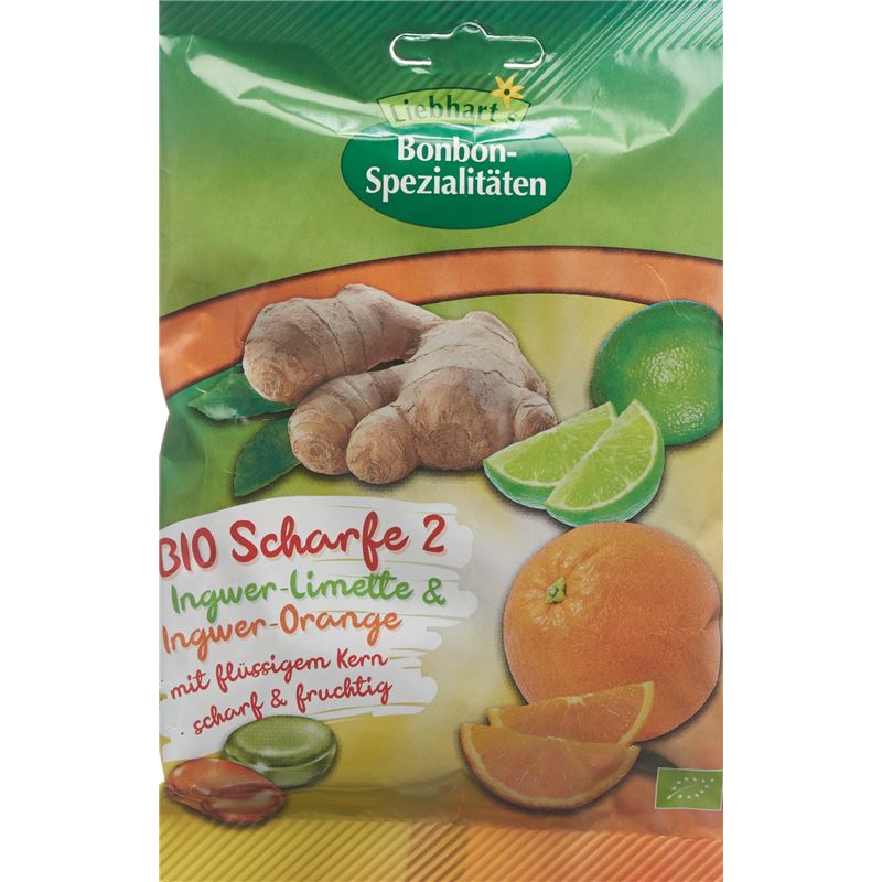 LIEBHARTS Bonbons Die scharfen Zwei Bio Btl 100 g