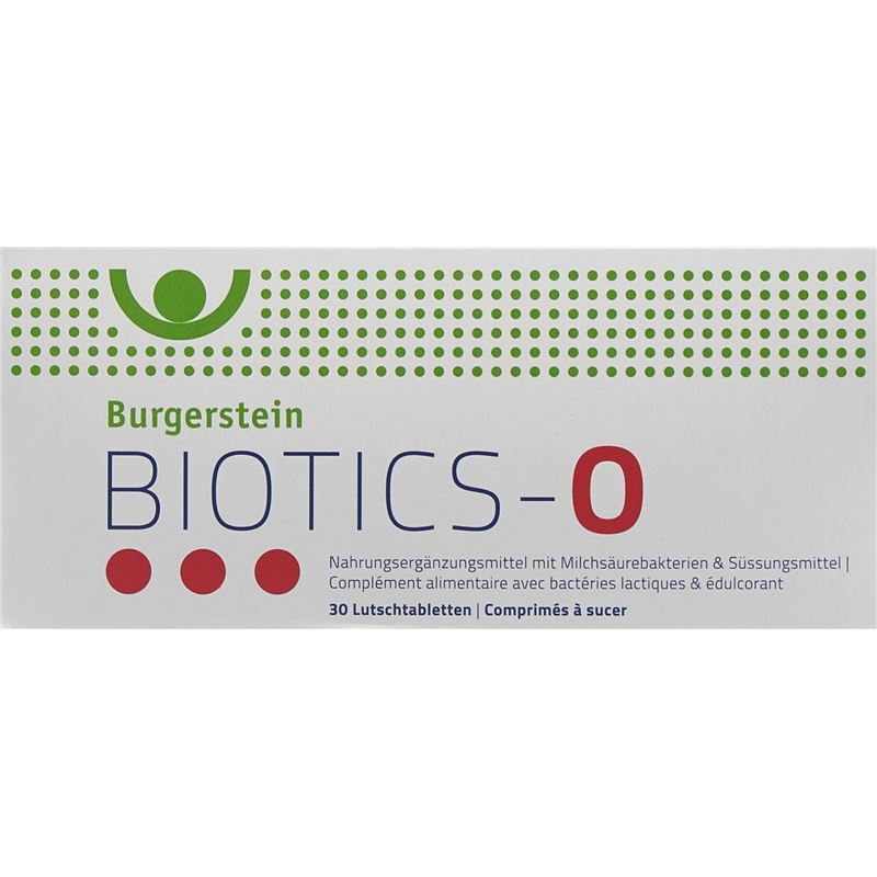 BURGERSTEIN Biotics-O Tabl Blist 30 Stk