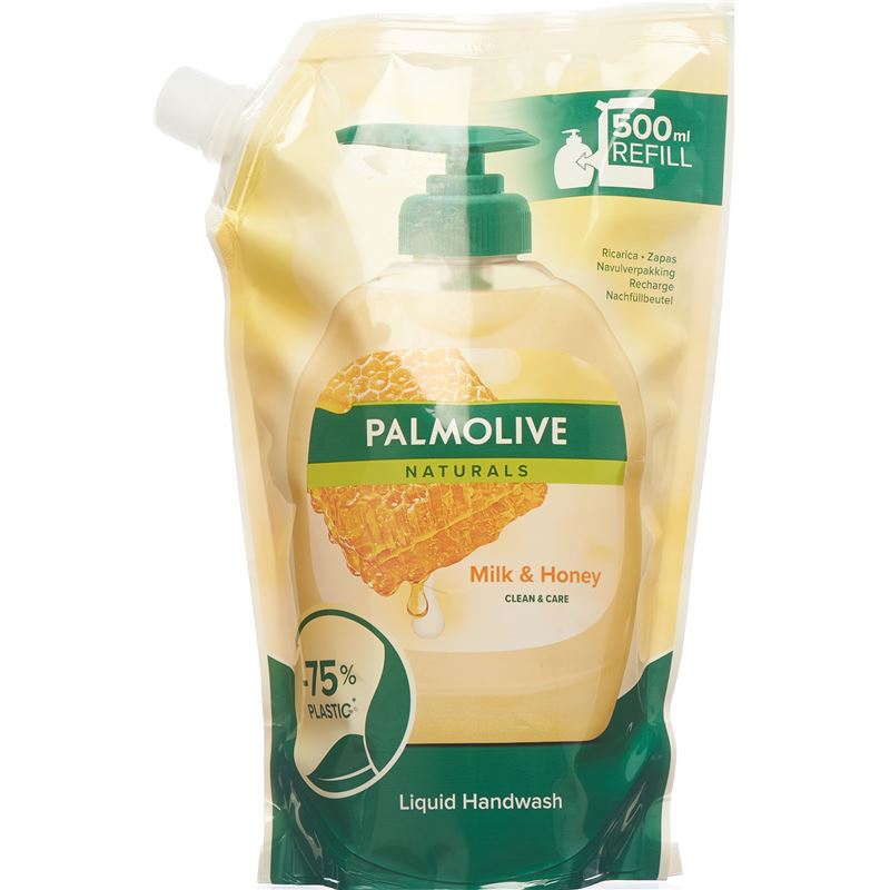 PALMOLIVE Flüssigseife Milch + Honig refill 500 ml