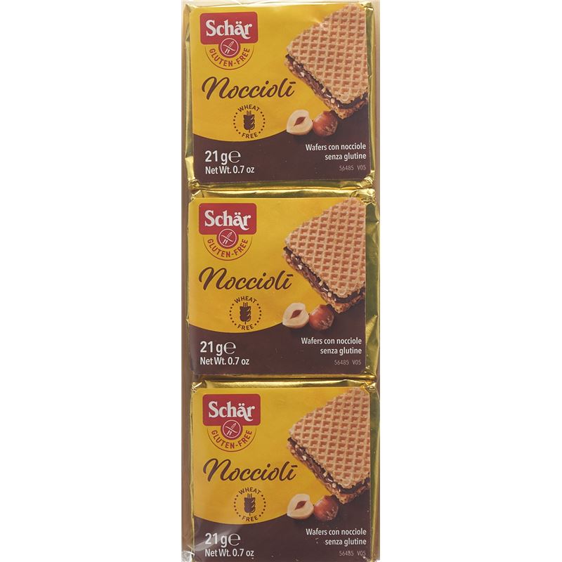 SCHÄR Noccioli Snack 3er Pack glutenfrei 63 g