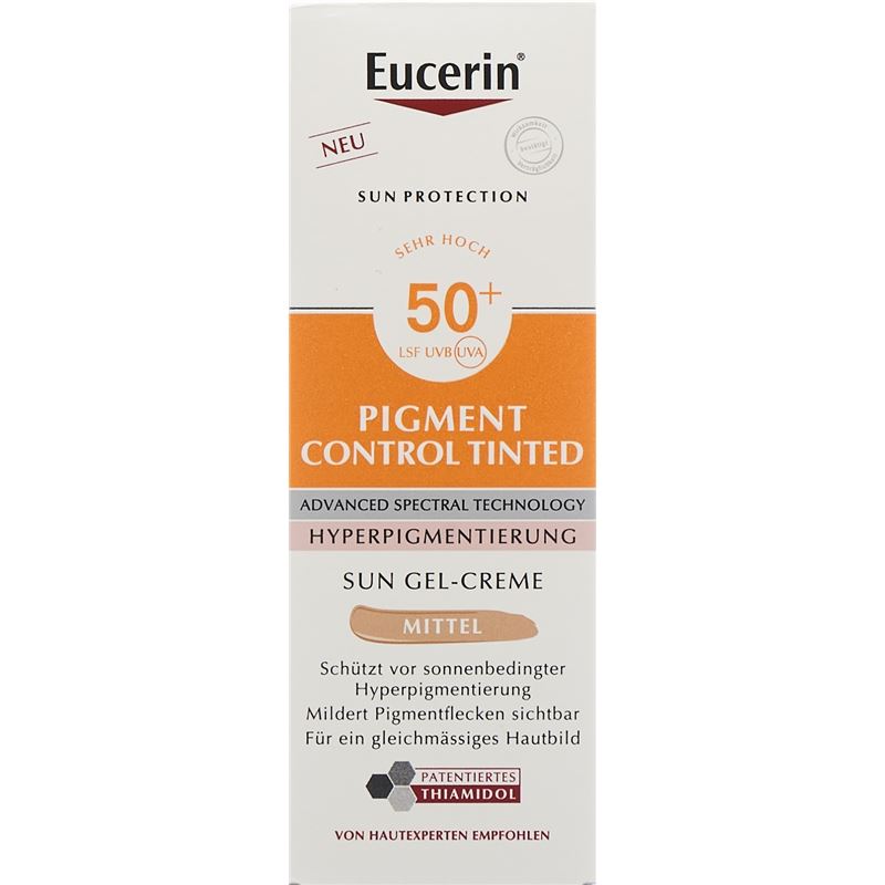 EUCERIN SUN Face Pigm Cont Gel-Cr med LSF50+ 50 ml