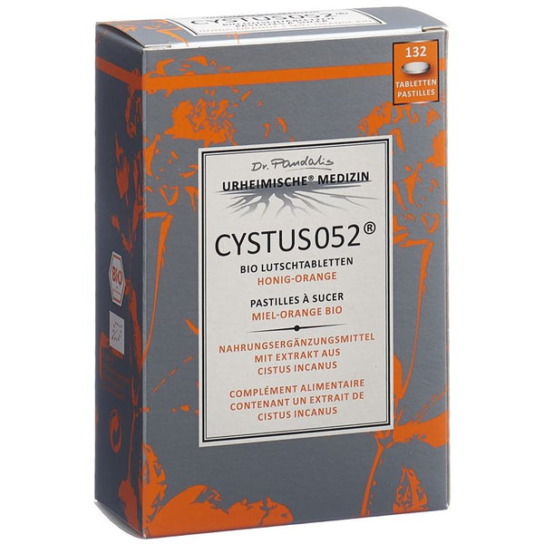 CYSTUS 052 Bio Lutschtabl Honig-Orange 132 Stk