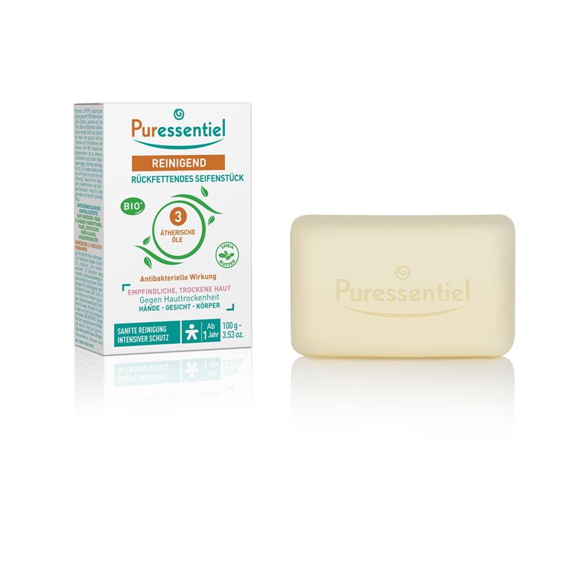 PURESSENTIEL Rückfettende Seife 100 g