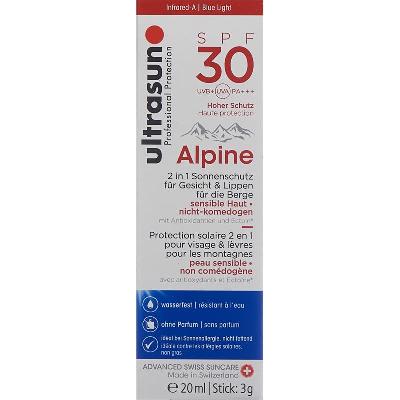 ULTRASUN Alpine SPF 30 20 ml + 3 g