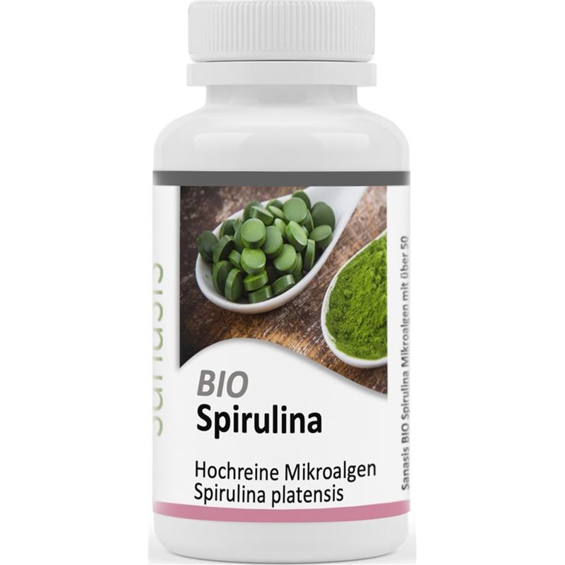 SANASIS Spirulina BIO Tabl 400 mg Ds 250 Stk